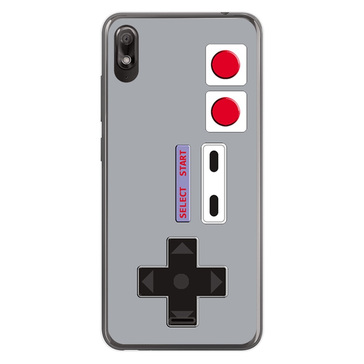 Funda Gel Tpu para Wiko View2 Go diseño Consola Dibujos