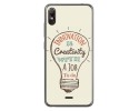 Funda Gel Tpu para Wiko View2 Go diseño Creativity Dibujos