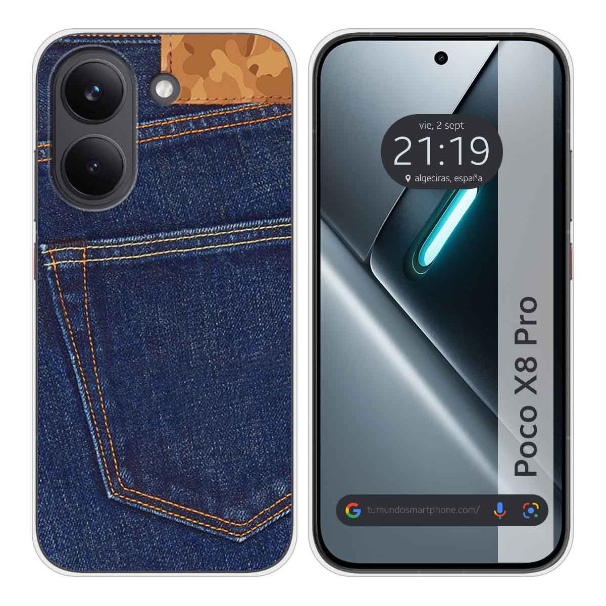 Funda Silicona para Xiaomi Poco X8 Pro 5G...