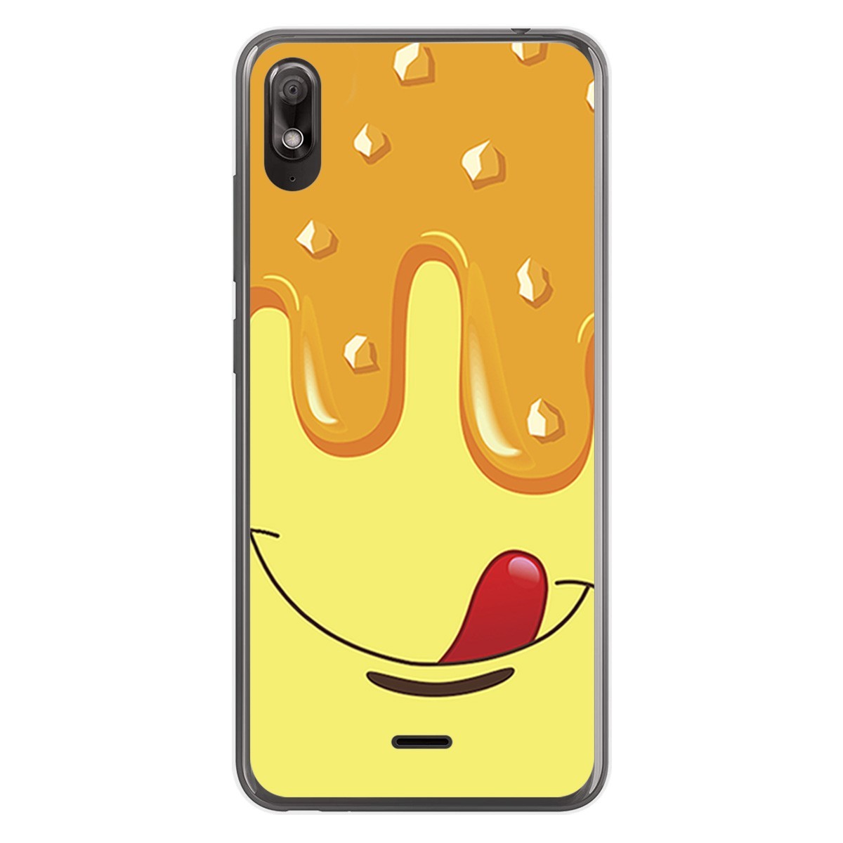 Funda Gel Tpu para Wiko View2 Go diseño Helado Vainilla Dibujos