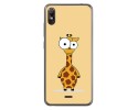 Funda Gel Tpu para Wiko View2 Go diseño Jirafa Dibujos