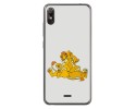 Funda Gel Tpu para Wiko View2 Go diseño Leones Dibujos