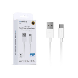 Cable de Carga Rápida Wephone WD12 USB-A a USB-C – 3.4A /...