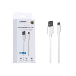 Cable de Carga y Datos Wephone WD26 – USB-A a Micro USB...