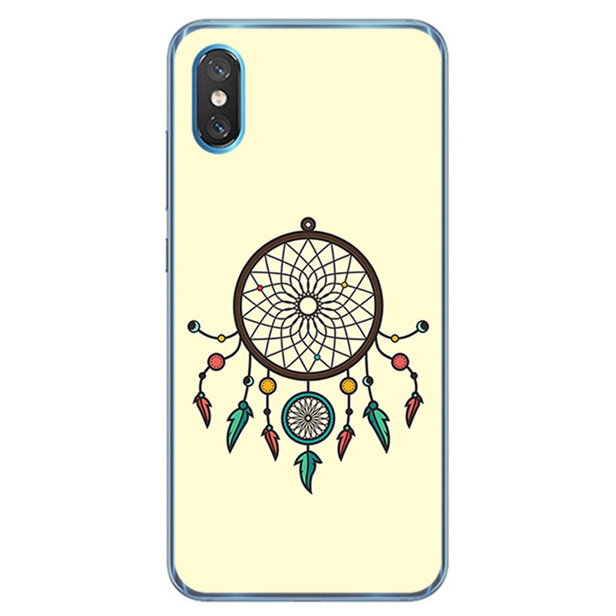 Funda Gel Tpu para Xiaomi Mi 8 Pro diseño Atrapasueños Dibujos