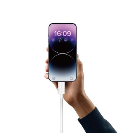Cable de Carga Rápida Wephone WD13 USB-A a Lightning – 3.4A / 1 Metro Blanco