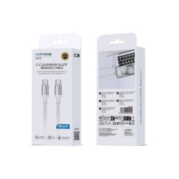 Cable de Carga y Datos Wephone WD32 – USB-C a USB-C (1 m)... 2