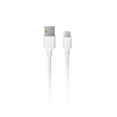 Cable de Carga Rápida Wephone WD01 USB-A a USB-C – 3A / 1 Metro Blanco