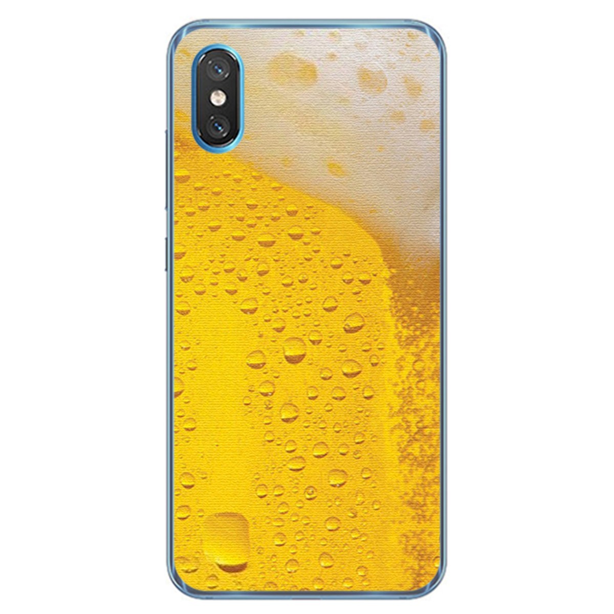 Funda Gel Tpu para Xiaomi Mi 8 Pro diseño Cerveza Dibujos