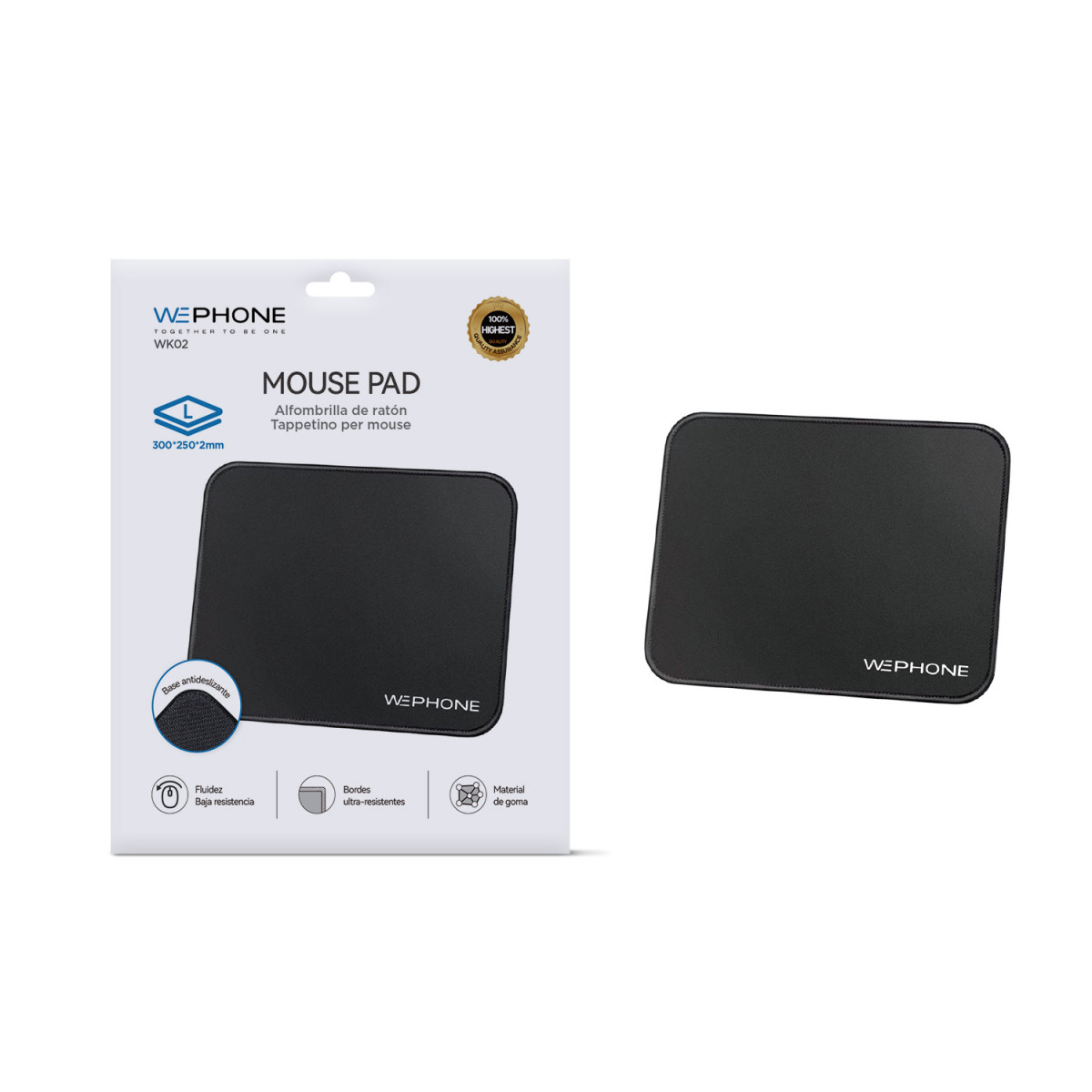 Alfombrilla de Ratón Wephone WK02 – Tamaño L...