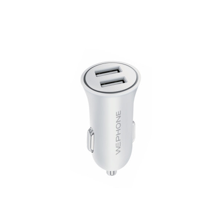 Cargador de Coche Dual USB de 15W / 3A Carga Inteligente y Segura - WB04