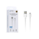Cable de Carga Rápida Wephone WD04 USB-A a Lightning – 3.4A / 1 Metro Blanco