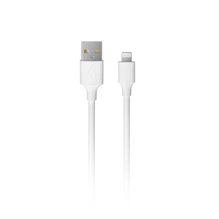 Cable de Carga Rápida Wephone WD04 USB-A a Lightning – 3.4A / 1 Metro Blanco