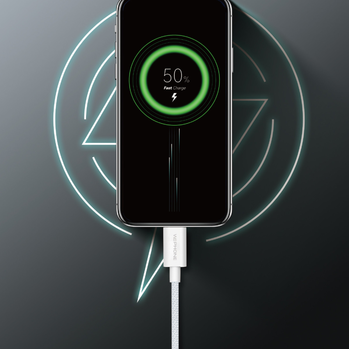 Cable de Carga Rápida Wephone WD10 USB-A a...
