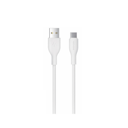 Cable de Silicona USB-A a USB-C WD101 - 3.4A Carga Rápida y Datos (1m)