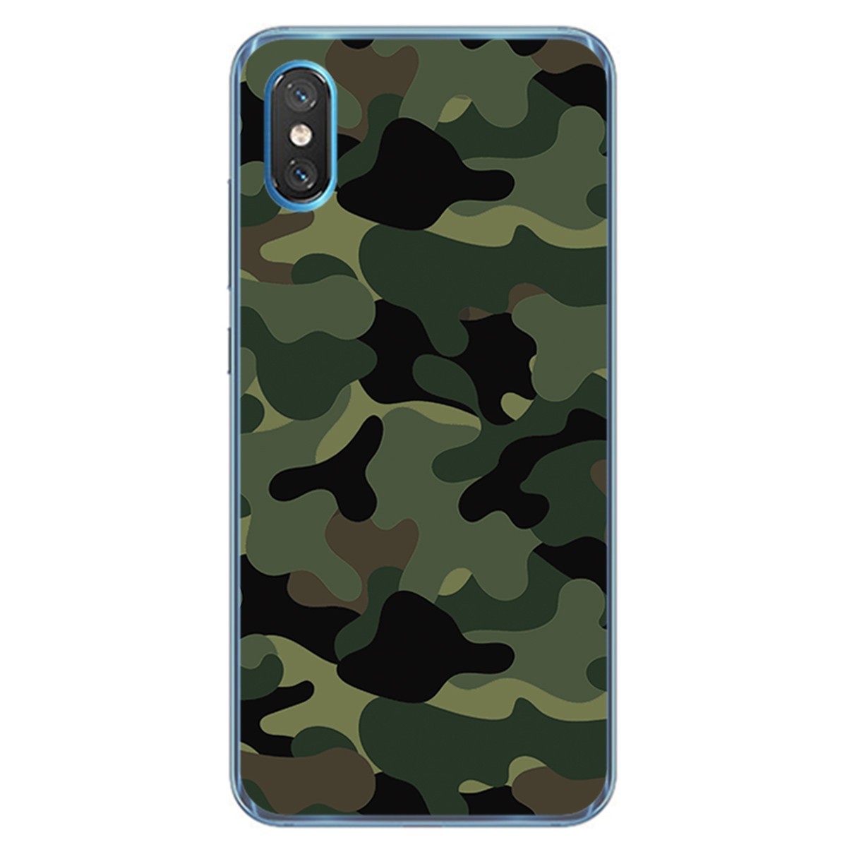 Funda Gel Tpu para Xiaomi Mi 8 Pro diseño Camuflaje Dibujos