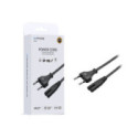 Cable de Alimentación Europeo Wephone WD22 – Tipo 8 (C7) de 1.5 Metros en Color Negro