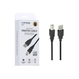 Cable de Impresora Wephone WD16 USB-A a USB-B – 1.8...