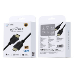 Cable de Vídeo y Audio Wephone WD17 – HDMI 1.4 A/M a A/M... 2