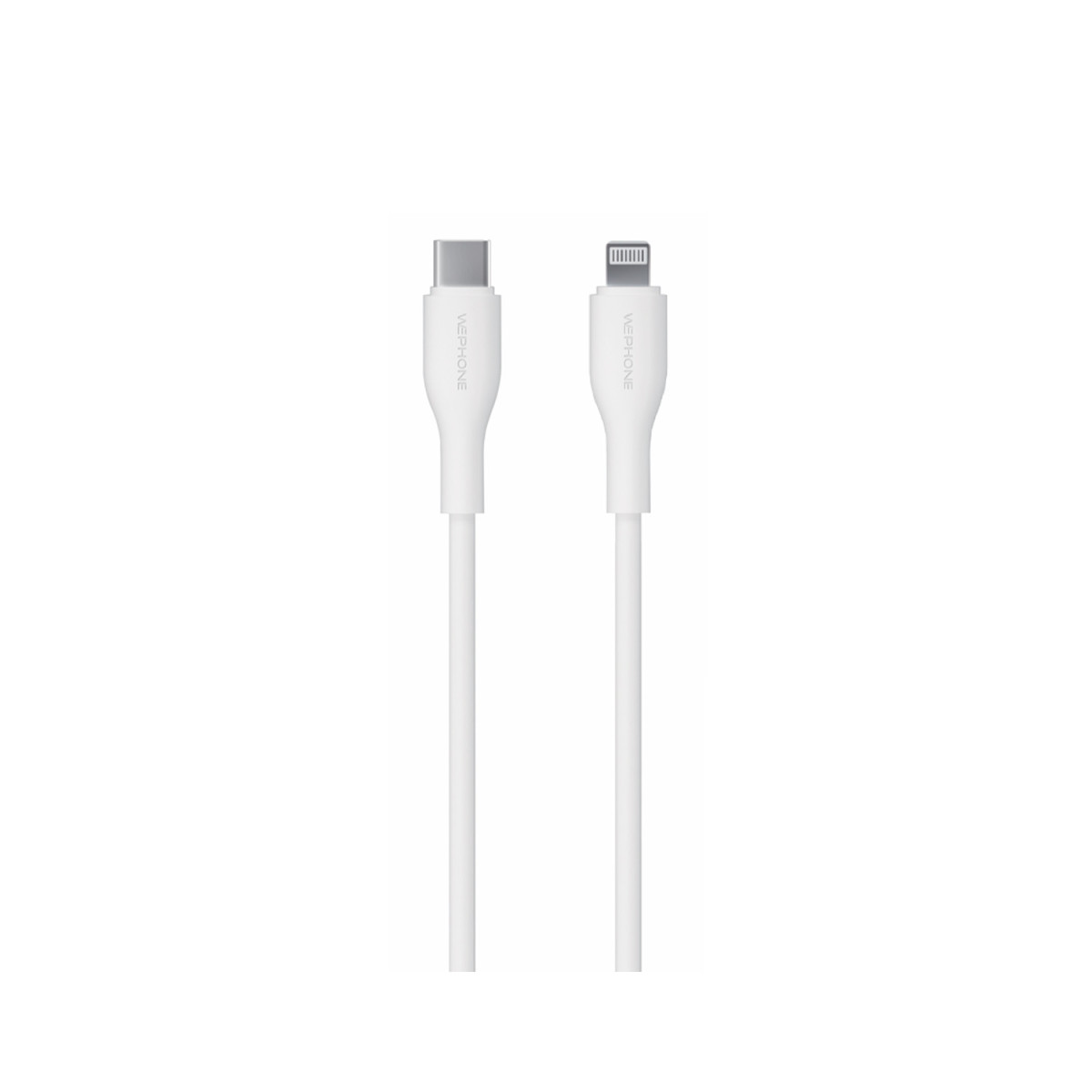 Cable de Silicona USB-C a Lightning WD201 - PD 30W Fast Charging (1m)