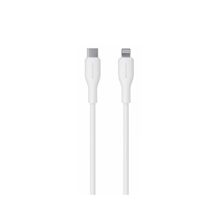 Cable de Silicona USB-C a Lightning WD201 - PD 30W Fast Charging (1m)