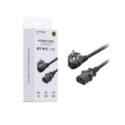 Cable de Alimentación Europeo Wephone WD21 – Schuko Tipo F a IEC C13 (1.5 m) con Enchufe Reforzado