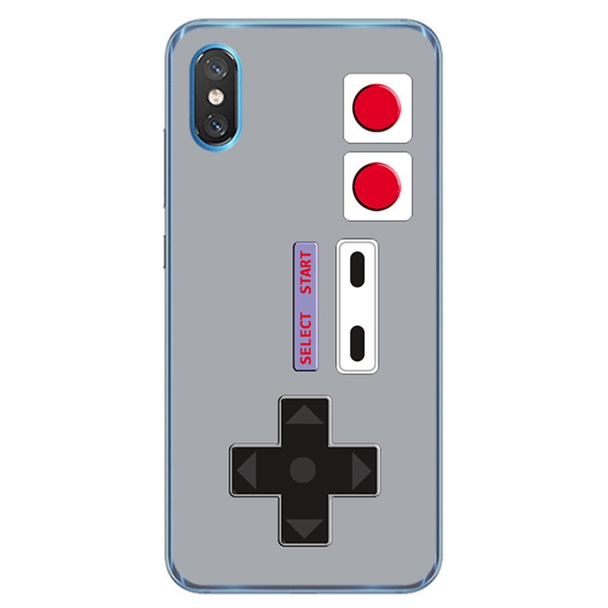 Funda Gel Tpu para Xiaomi Mi 8 Pro diseño Consola Dibujos