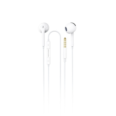 Auriculares con Cable Wephone WE03 – Conector Jack 3.5mm con Control de Volumen Blanco