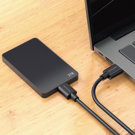 Cable de Datos Wephone WG07 – USB-A a USB-A (Macho a Macho) de 3 Metros Negro
