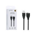 Cable Alargador USB Wephone WG09 – USB 2.0 (A Macho a A Hembra) de 3 Metros Negro