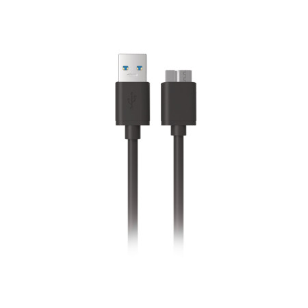 Cable USB 3.0 a Micro-B Wephone WD38 para Disco Duro – 5Gbps,1 Metro y Soporte hasta 4TB