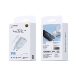kit Cargador de Pared Wephone WA03 USB-A 12W + Cable... 2