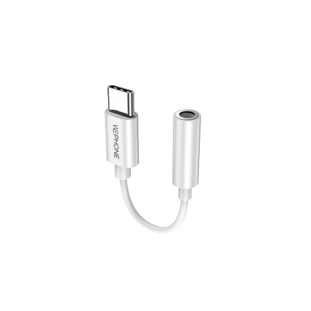 Adaptador de Audio Wephone WG04 – USB Tipo-C a Jack 3.5 mm Hembra (10 cm) con Chip DAC Hi-Fi