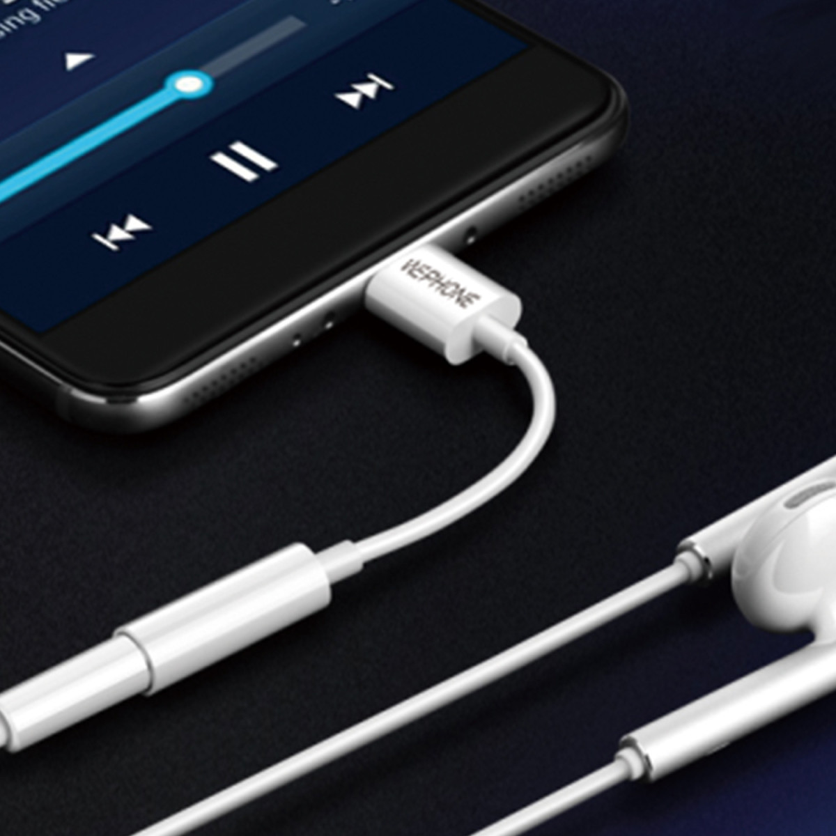 Adaptador de Audio Wephone WG04 – USB Tipo-C a...