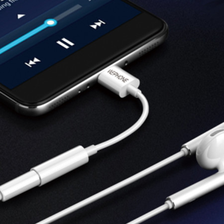 Adaptador de Audio Wephone WG04 – USB Tipo-C a Jack 3.5 mm Hembra (10 cm) con Chip DAC Hi-Fi
