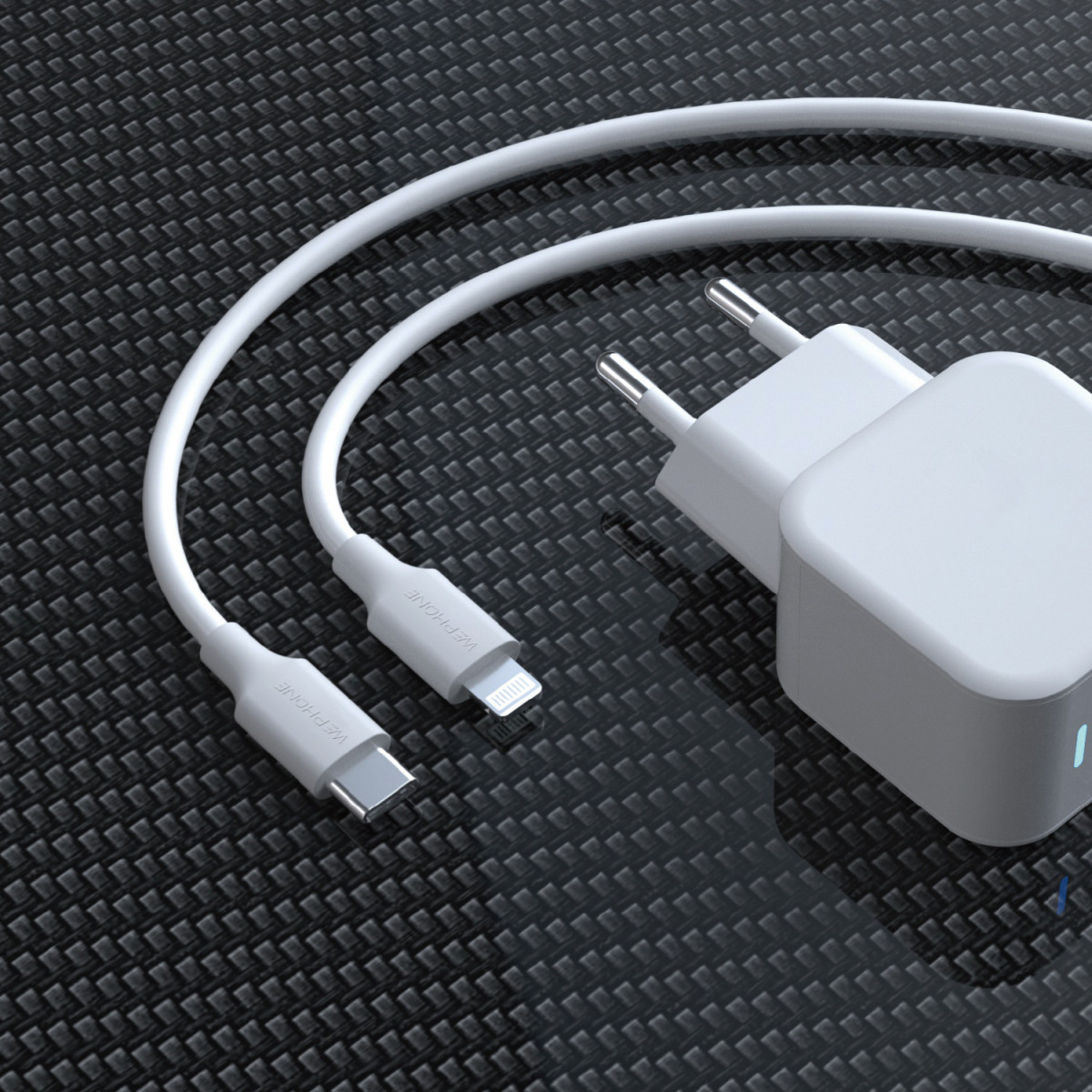 Cable de Carga Rápida Wephone WD25 USB-C a...