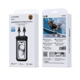 Funda Impermeable Acuática Universal WW01 - Certificación IPX8 sumergible 30m – Color Negro 2