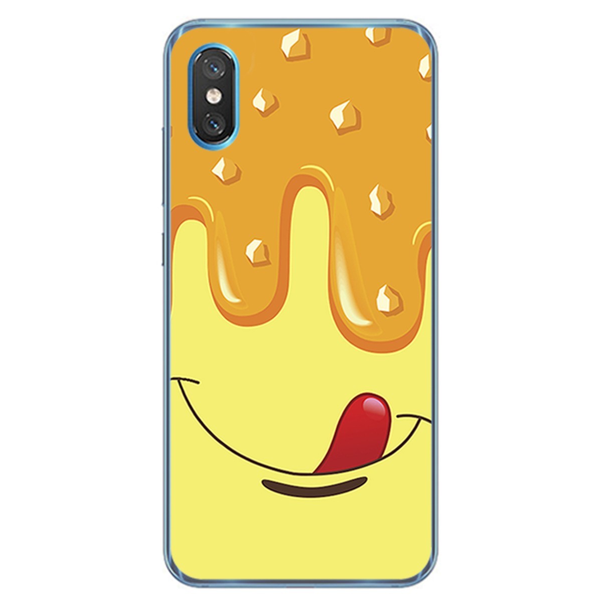 Funda Gel Tpu para Xiaomi Mi 8 Pro diseño Helado Vainilla Dibujos
