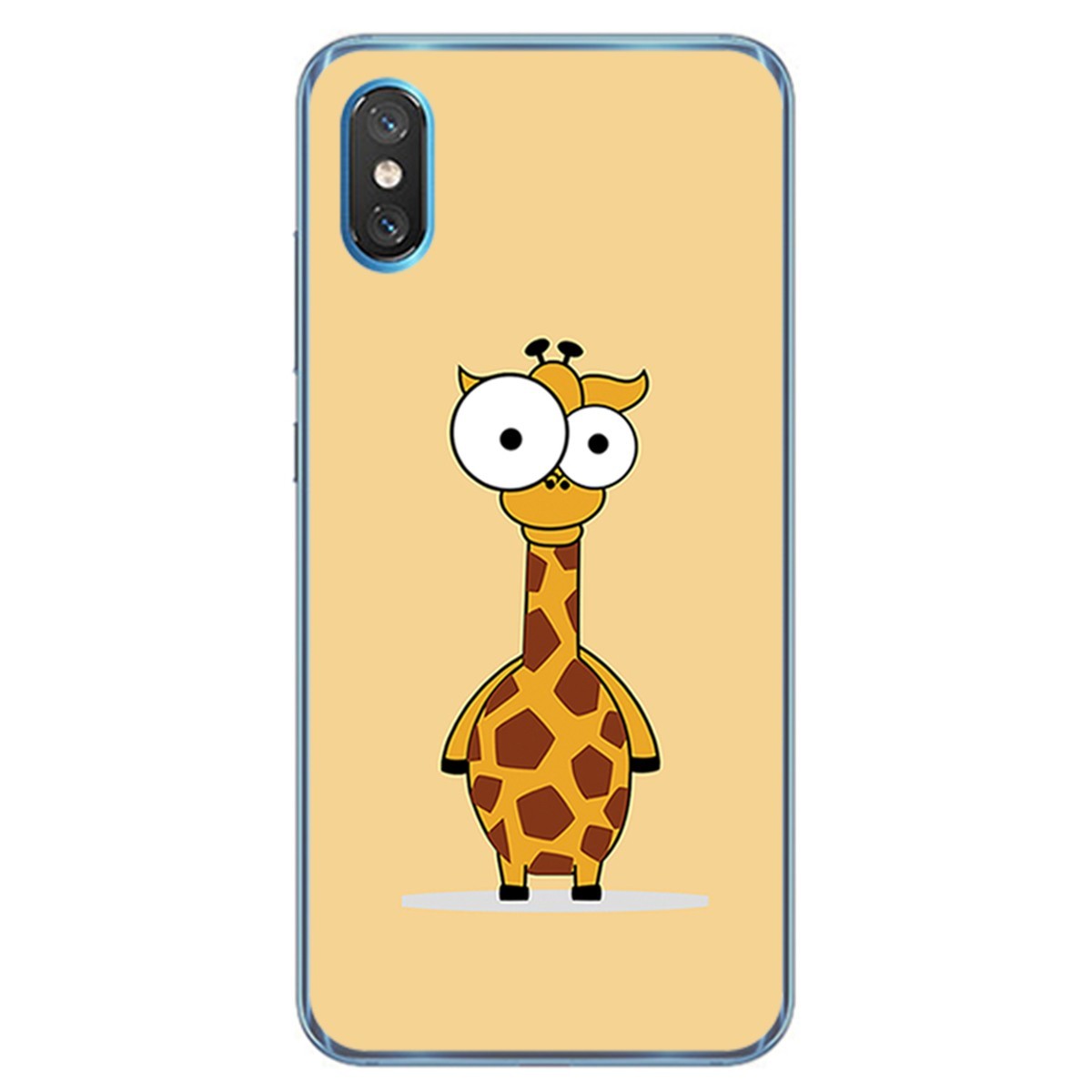 Funda Gel Tpu para Xiaomi Mi 8 Pro diseño Jirafa Dibujos