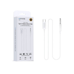 Cable Adaptador de Audio Wephone WG18 – USB-C a Jack 3,5...