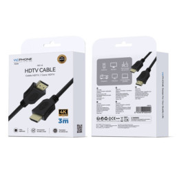 Cable de Vídeo y Audio Wephone WD19 – HDMI A Macho a A... 2