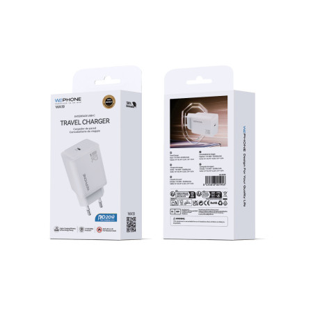 Cargador WA19 de 20W USB - Tecnología GaN,Power Delivery - C