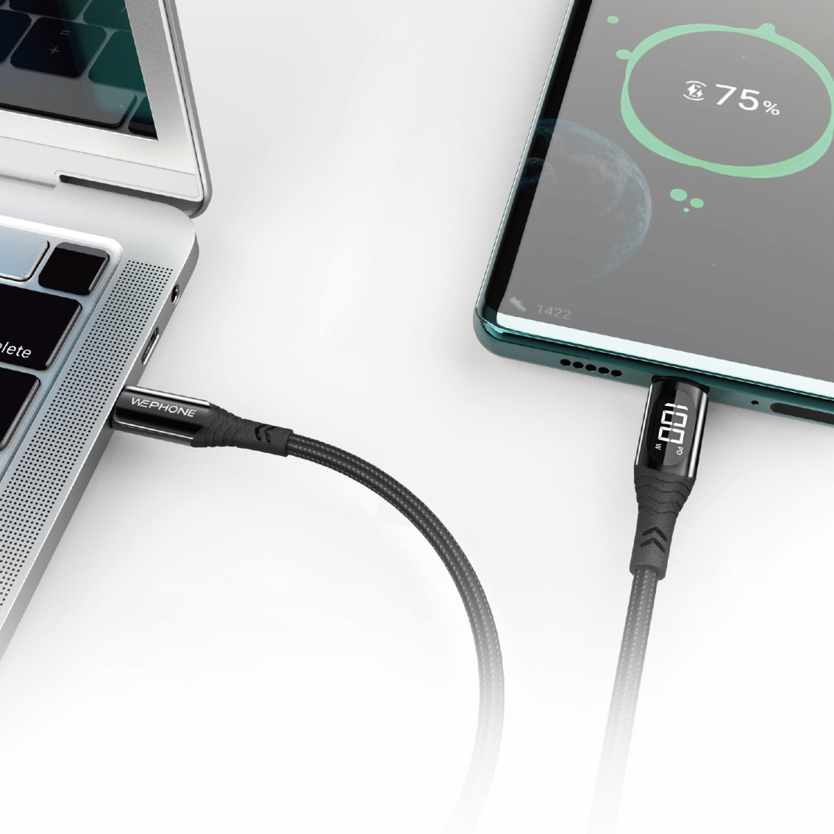 Cable de Carga y Datos Wephone WD34 – USB-C a...
