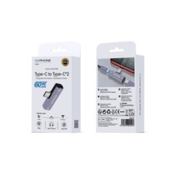 Adaptador Divisor Wephone WG16 – USB-C a Doble USB-C con... 2