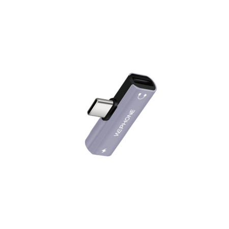 Adaptador Divisor Wephone WG16 – USB-C a Doble USB-C con Carga Rápida 60W PD