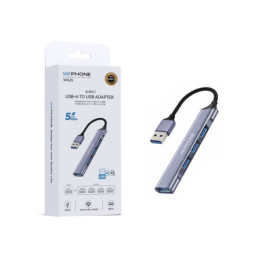 Adaptador Hub Wephone WG25 4 en 1 USB-A – (1x USB 3.0...