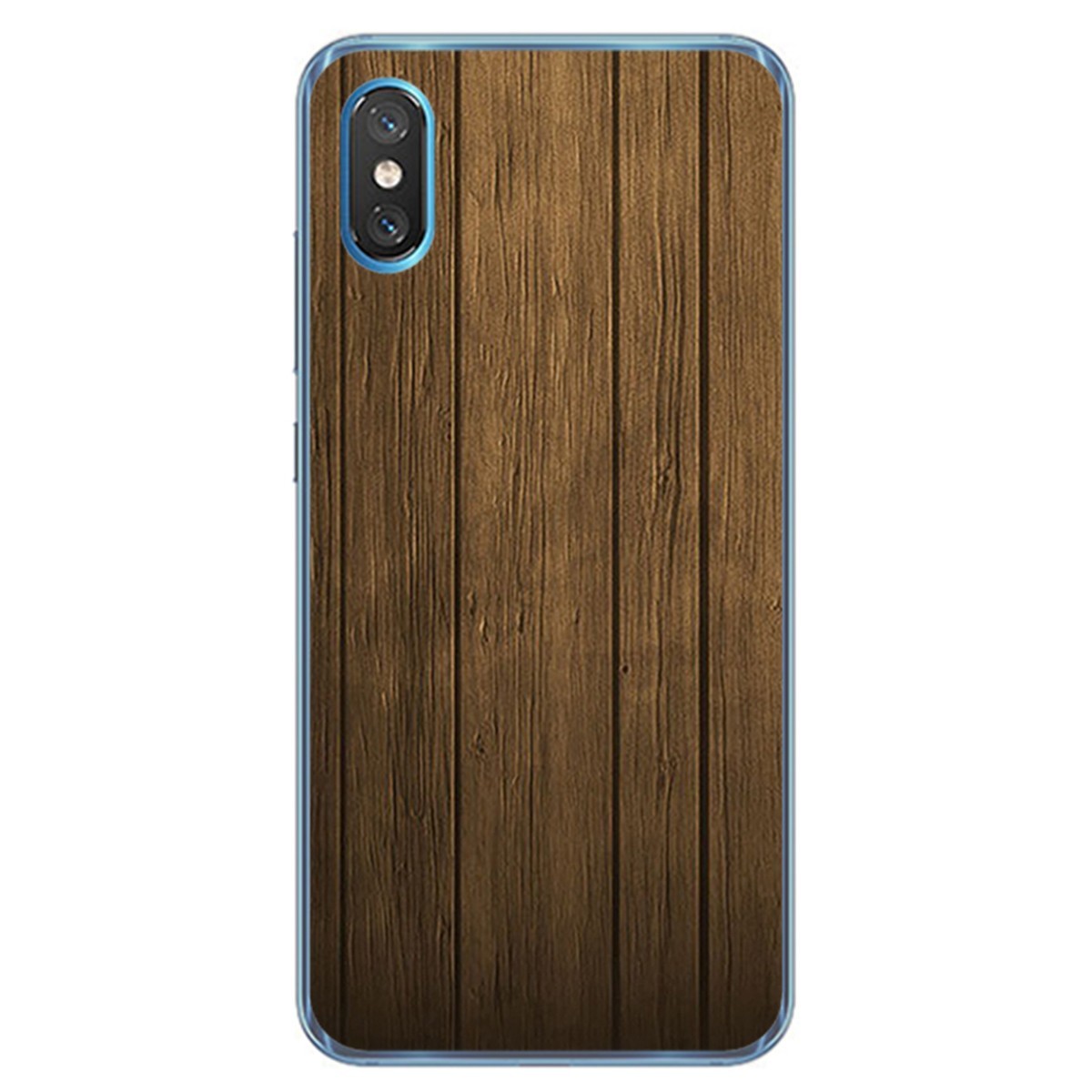 Funda Gel Tpu para Xiaomi Mi 8 Pro diseño Madera Dibujos