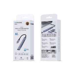 Adaptador Hub Wephone WG24 4 en 1 USB-C – 4 USB (1x USB... 2