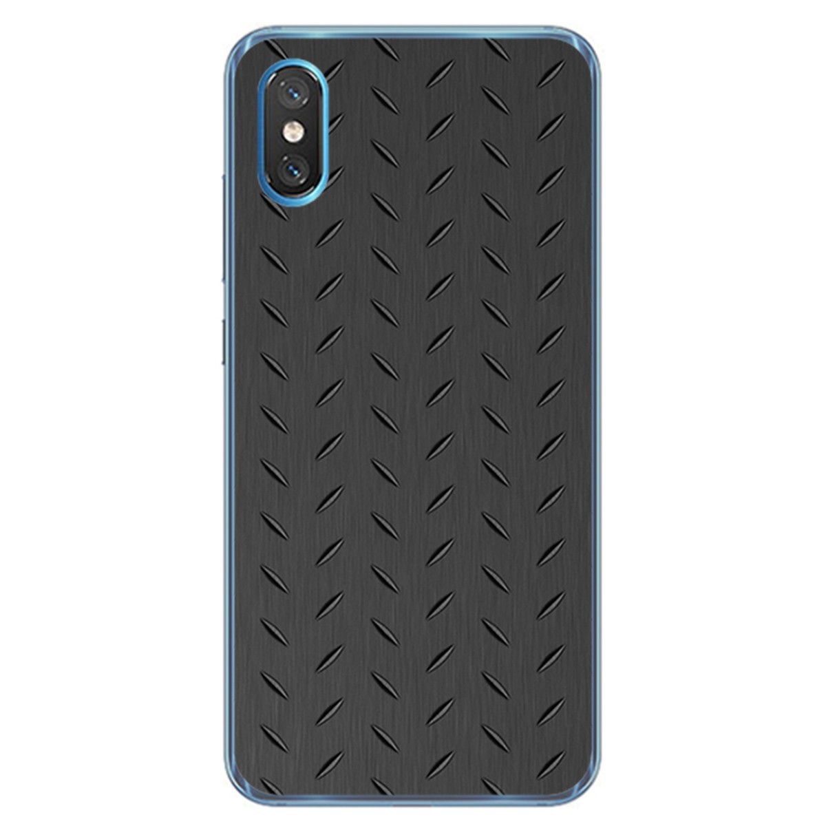 Funda Gel Tpu para Xiaomi Mi 8 Pro diseño Metal Dibujos
