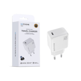 Cargador de Pared Wephone WA04 USB-C 20W GaN – Carga...